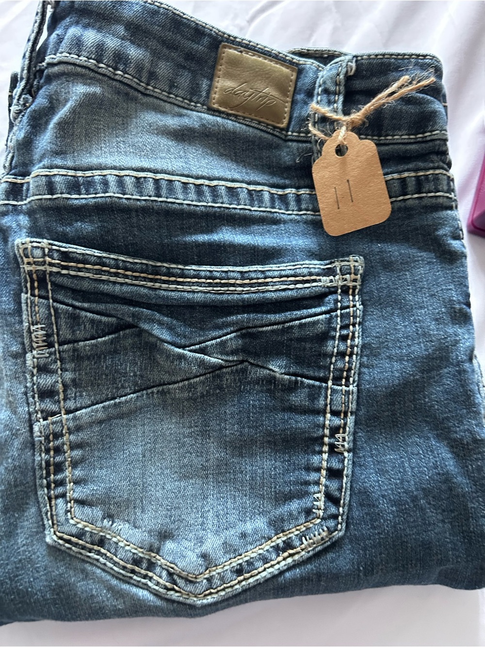 Dark Wash Women’s Jeans - Classic Pocket Stitch